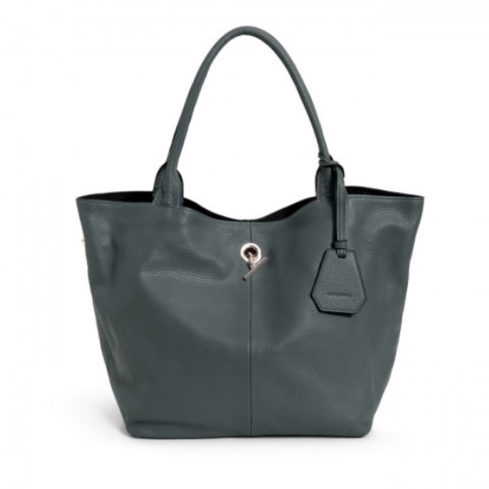 Rabeanco Large Alex Tote (Anthracite Grey Leather)